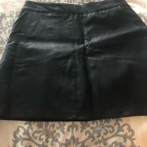 Lulu’s leather skirt